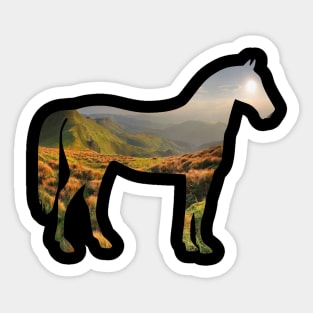 Horse Countryside Sticker